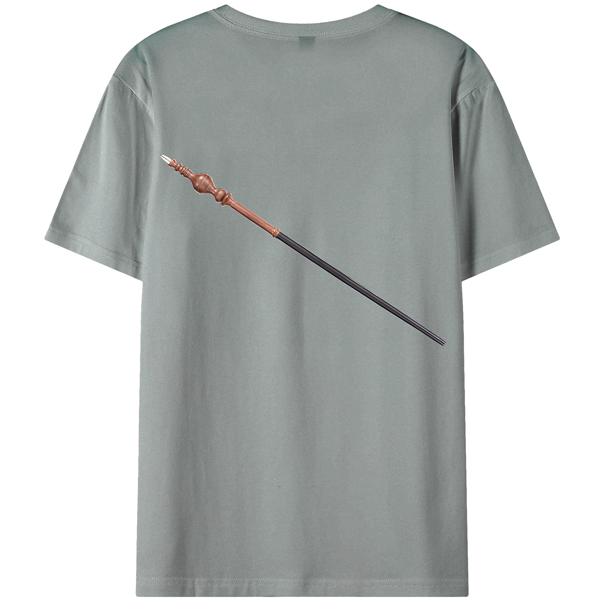 （画像用） Harry Potter ハリー・ポッターシリーズ 綿100％ メンズ半袖Tシャツ（バックプリント） 通気性